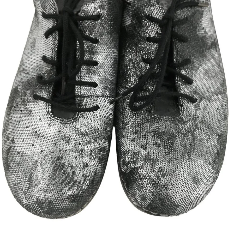 Alegria Essence Elegance Floral Metallic Tennis Shoes Size 41 10.5-11 Comfort
